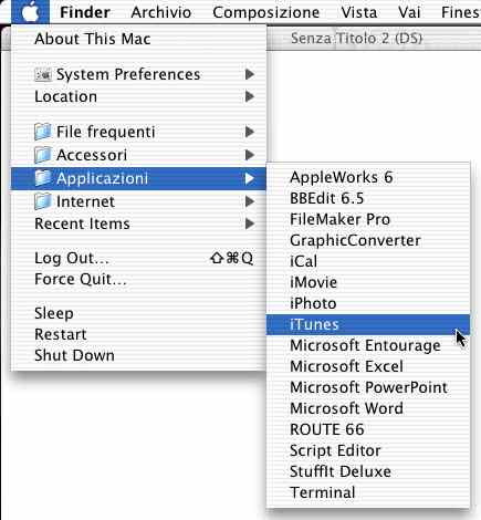 Fruit Menu è un accessorio che per 10 dollari restituisce a OS X il menu Apple:<br />http://www.unsanity.com