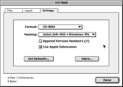 Il sistema Joliet permette di vedere nomi di file lunghi anche su computer Windows.